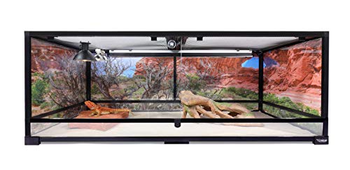 Carolina Custom Cages, 48Lx24Wx18H Extra-Long Deep Terrarium; Easy Assembly - size: 48Lx24Wx18H