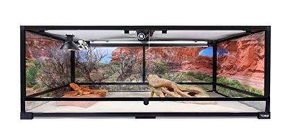 Carolina Custom Cages, 48Lx24Wx18H Extra-Long Deep Terrarium; Easy Assembly - size: 48Lx24Wx18H