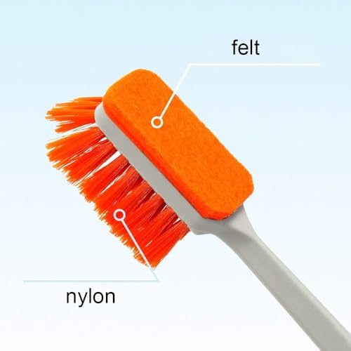 Fish Tank Cleaning Brush Long Handle Terrarium Plant Cleaning Brush Double-Sided Aquarium Cleaning Tool