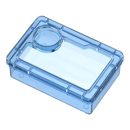 Reptile Water Bowl - Anti-Escape Crested Gecko Food Dish, Reptile Amphibian Feeders, Polystyrene | Snake Water Bowl for Habitat Feeding Gecko Chameleon Terrarium Frog Tank Lizard Tortoise Cage Le - color: Blue