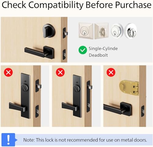 Philips WiFi Smart Retrofit Lock + Wireless Fingerprint Keypad, Update Your Existing Deadbolt, Built-in WiFi, Remote Control, Deadbolt Lock with Voice Control, Auto Lock, Interior Knob, Sliver - color: Sliver, size: WiFi Deadbolt + Fingerprint Keypad