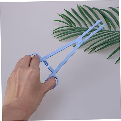 2pcs Plastic Reptile Poop Scoop Tool Tortoise Hamster Lizard Bird Waste Picker Lightweight Poop Pickup Clip for Easy Cleaning