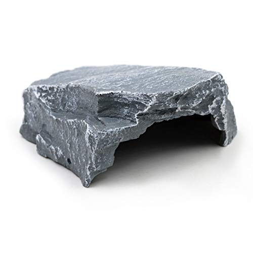 MINYULUA Reptile Cave Resin Hiding Habitatfor Small Reptiles | Aquarium Fish Hideout Shelter for Lizards, Made of Resin, Decor Ornament, Sturdy and Durability, Easy to Clean