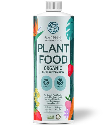MARPHYL All-Purpose Plant Food – Organic Nutrient-Rich Fertilizer & Soil Enhancer for Indoor & Outdoor Flowers, Vegetables, Succulents, Bamboo & Hydroponics - size: 16.9 oz