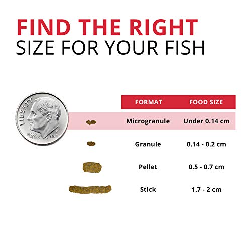 Fluval Bug Bites Fish Food for Shrimp, Granules for Small to Medium Sized Fish, 1.06 oz., A6931, Brown