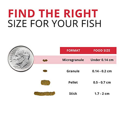 Fluval Bug Bites Fish Food for Shrimp, Granules for Small to Medium Sized Fish, 1.06 oz., A6931, Brown