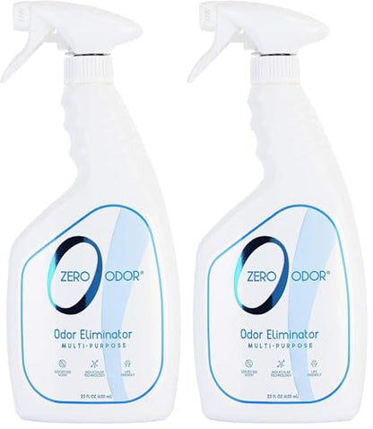 Zero Odor - Multi-Purpose Strong Odor Eliminator for Home, Office, Car, Bathroom, Hotel, Room Deodorizer, and Odor Neutralizer, 22Oz (Pack of 2) - size: 22 Fl Oz (Pack of 2)