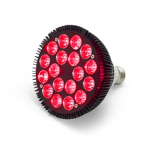 54W Red Light Lamp 660nm Led Light Red Light Bulb Heat Lamp Bulb ETPAR18R - size: 18 LED Red Light