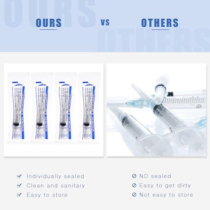 10 Pack Plastic Syringe Liquid Measuring Syringes Without Needle for Epoxy Resin, Craft, Scientific Labs, Feeding Pets Animals, Oil or Glue Applicator (30 ML) - size: 30 ML