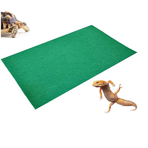 Tfwadmx 47.2" X 23.6" Reptile Carpet Large Mat Substrate Liner Bedding Reptile Supplies for Terrarium Lizards Snakes Bearded Dragon Gecko Chamelon Turtles Iguana - color: 1 PC, size: 47.2" X 23.6"