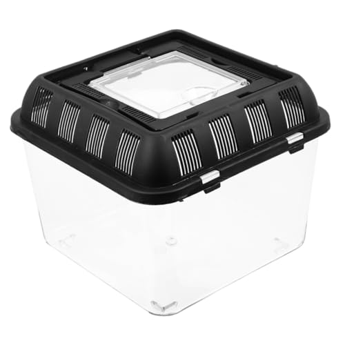 BESPORTBLE Turtle Crates Travel Reptile Travel Carrier Critter Box Reptile Display Container