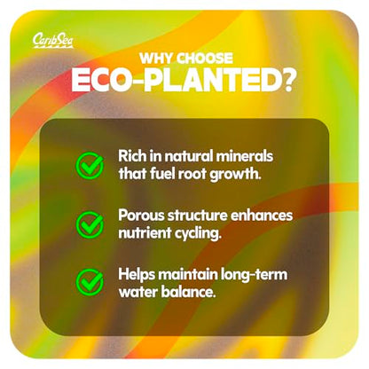 CaribSea Eco-Complete Planted Aquarium Substrate - 20 lbs - Black Nutrient-Rich Gravel for Freshwater Planted Tanks - Promotes Healthy Plant Growth & Water Stability - color: Black, size: 20 POUNDS