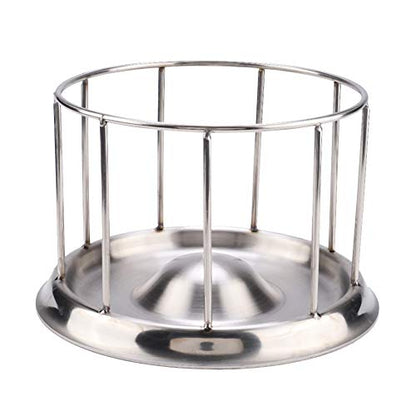 Stainless Steel Reptile Food & Water Bowl for Tortoise and Small Water – Small (S (31.5 X 25.2in)) - size: S (31.5 X 25.2in)