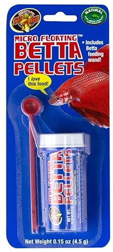 Zoo Med Laboratories AZMBP2 Betta Micro Pellet Food, 0.65-Ounce - size: 0.65 Ounce (Pack of 1)