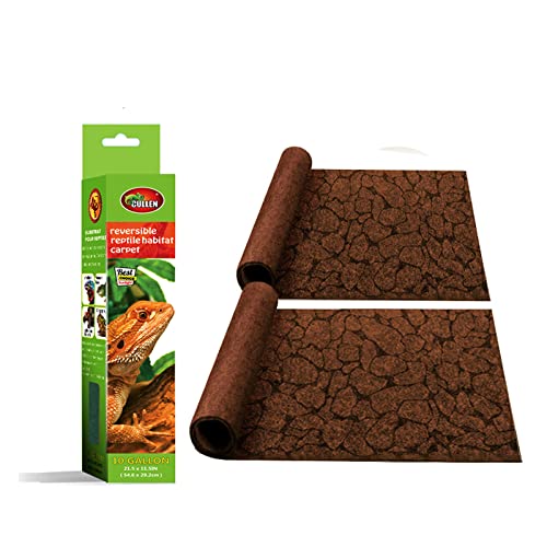 2PCS 21.5 x 11.5in Reptile Carpet 10Gallon,Pet Terrarium Liner,Reptiles Cage Mat/Substratefor Snakes, Chameleons, Geckos ands Kitchen Use with Tweezers Feeding Tongs - size: 21.5inx11.5in