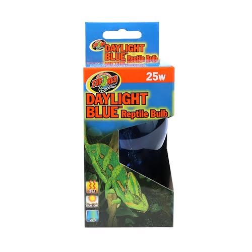 Zoo Med 3 Pack of Daylight Blue Reptile Bulbs, 25 Watts