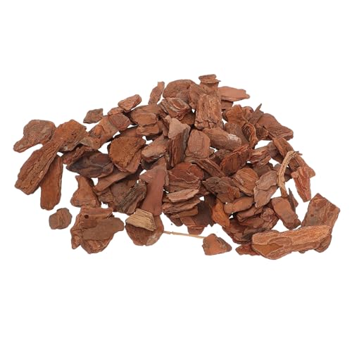 Milisten 1bag Decorative Reptile Terrarium Bark Chips Natural Aquarium Substrate for Tortoises Snakes Geckos Rustic Bedding for Landscape Easy Use Bag
