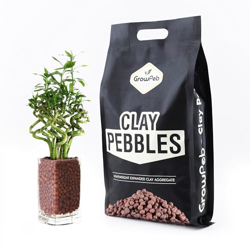 Premium Expanded Clay Pebbles 10L – Horticultural-Grade 8-15mm LECA Balls for Hydroponics, Aquaponics, Orchids & Indoor Plants – pH Neutral, Low EC, Reusable Growing Medium - size: 10 Liter Bag