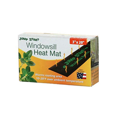 JUMP START Heat Mat, 3" x 20" Inches MT10004 Waterproof Durable, 7.3 Watt UL Certified Seedling, 3"x20", 7.3W - size: 3"x20"