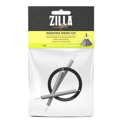 Zilla Mounting Spring Clip, Fits Most Lighting Domes - size: One Size (Pack of 1)