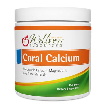 Coral Calcium Powder, Marine Grade, Natural 2:1 Calcium to Magnesium Ratio (500mg, 60 Servings)