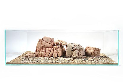 Elephant Skin Stone Natural Aquascaping Rock 18lb Planted Tank | Wrinkled texture; iwagumi, reptile terrarium - size: 11 Elephant Skin Stone(3-9 inches,18lbs)