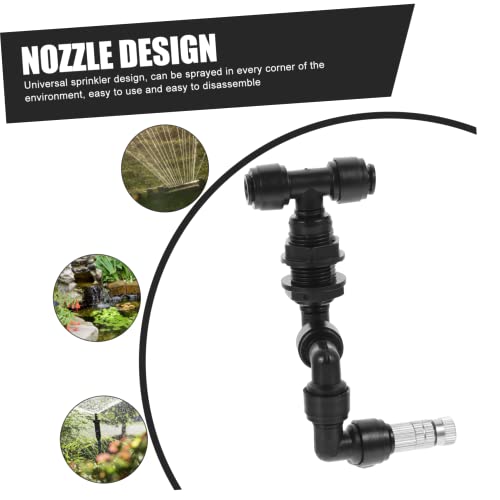 Reptile Tank Mister Nozzle Garden Spray Head for Humidifying Crawling Pets Durable Wide Coverage Sprinkler for Terrariums and Outdoor Gardens - size: 10X9X2CM