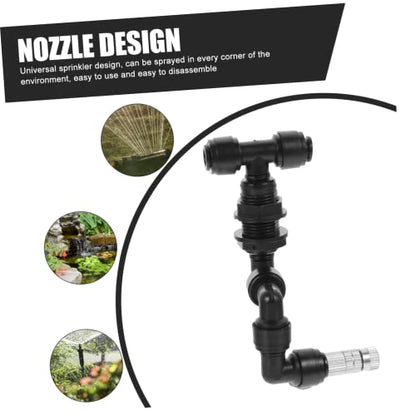 Reptile Tank Mister Nozzle Garden Spray Head for Humidifying Crawling Pets Durable Wide Coverage Sprinkler for Terrariums and Outdoor Gardens - size: 10X9X2CM
