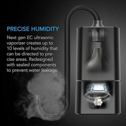 AC Infinity CLOUDFORGE T7, Plant Humidifier 15L with VPD Humidity Controls | 10-Level Precision Vaporizer, Extendable Hose, Targeting Pipe, and No-Leak Seal for Grow Tents - size: 15L Plant Humidifier