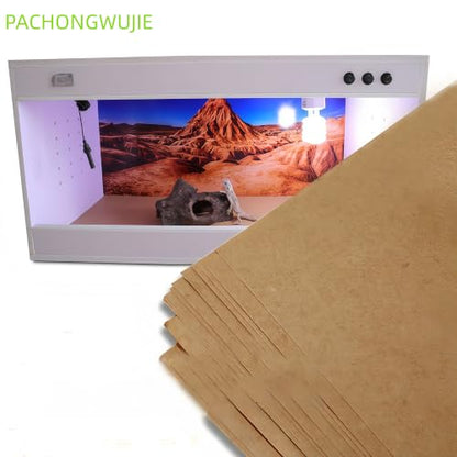 Reptile Terrarium Liner Paper and Disposable Cage Liners - Absorbent for Bird & Parakeets Accessories, Bearded Dragon Tank Accessories, Substrate, Leopard Gecko Tank Paper Mat, Reptile Mat