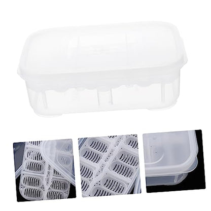 KESYOO Reptile Hatching Incubator Box Transparent Hatchery for Geckos Snakes Lizards Lightweight Breeding Container Durable Egg Tray for Reptile Eggs