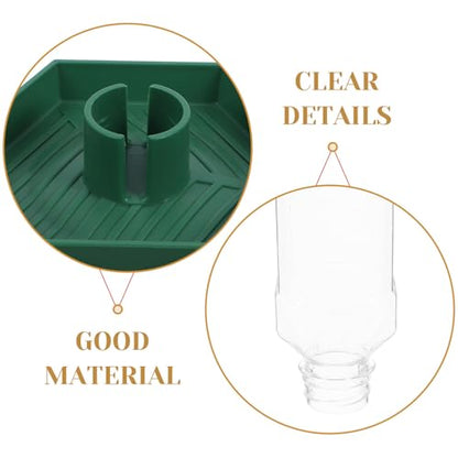 2pcs Automatic Reptile Water Dispenser - Small Corner Water Bowl for Tortoise Turtle Lizard & Snake - Drinking Fountain for Terrarium