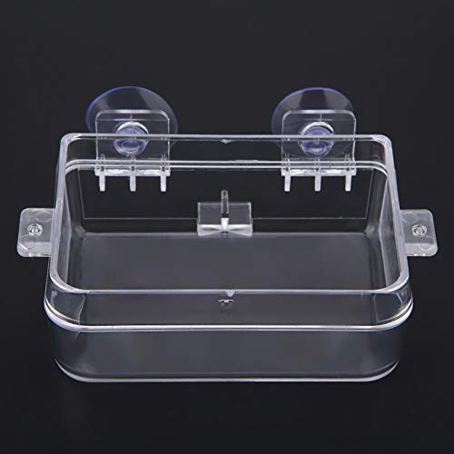 Reptile Food Feeder, Anti Escape Design, Multi Functional Hydration and Feeding Dish, Non ABS, for Reptiles and Amphibians