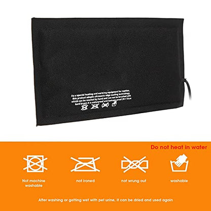 plplaaoo Constant Temperature Under Tank Terrarium Warmer Heating Mat, Reptile Heating Pad, Adjustable Temperature Under Tank Terrarium Heater, Heat Mat for Turtle Snake Frog Lizard Small Animals(L) - size: Large