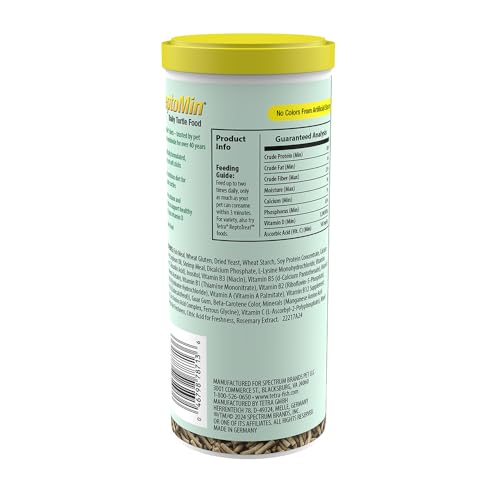 Tetra ReptoMin Soft Stick Food for Aquatic Turtles, 10.75 oz | Calcium & Vitamin D Support Healthy Growth,Quality Protein, No Artificial Flavors - size: 10.75 Ounce (Pack of 1)