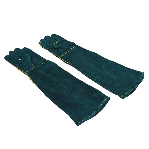 Pongnas Bite Proof Animal Handling Gloves for Dogs Cats Reptiles Puncture Pet Grooming Training Gloves with Extended Sleeve for Safe Wildlife Control Large