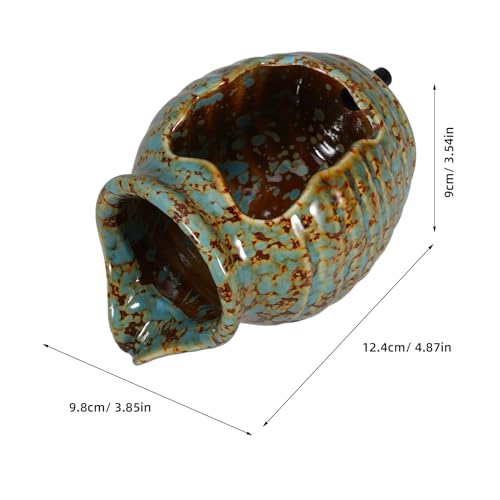 Ceramic Pot Water Fountain Indoor Outdoor Tabletop Circulating Water Jar with for Garden Patio Courtyard Decor