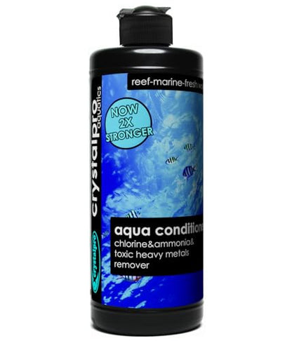 Crystalpro Aqua Conditioner - Treats 5000 Gallons - Aquarium Water Conditioner - Neutralizes Chlorine and Ammonia 16.9 Oz - size: 500 ml