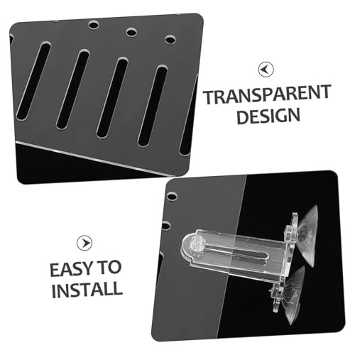 BESTonZON Acrylic Fish Tank Divider Isolation Plate Separator Board for Reptiles
