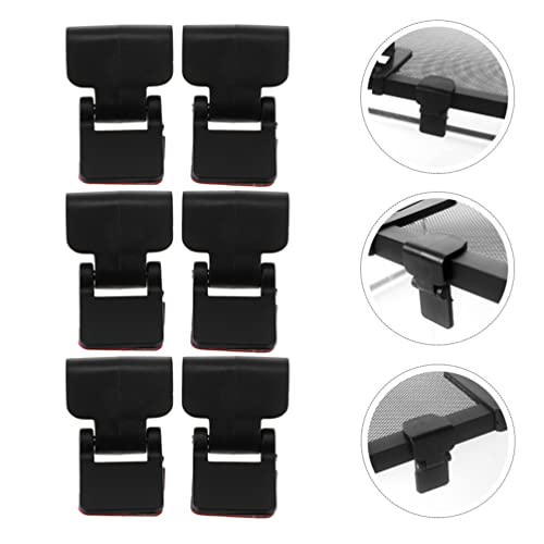 6pcs Terrarium Screen Clips - Escape Reptile Tank Latch Plastic Terrarium Buckle Reptile Tank Accessories for Aquariums Glass Tanks
