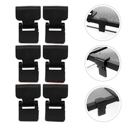 6pcs Terrarium Screen Clips - Escape Reptile Tank Latch Plastic Terrarium Buckle Reptile Tank Accessories for Aquariums Glass Tanks