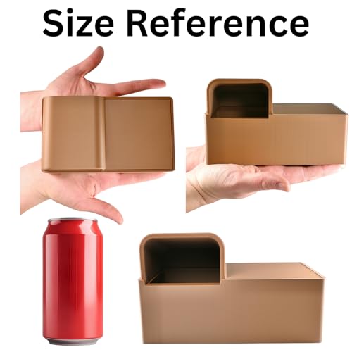 Reptile Humid Hide Viewing Box with Lid | Cave Humidity Hide for Leopard Gecko, Hognose Snake, Corn Snake Reptile Underground Lay Box Hideout Habitat Tank Enrichment | Decor Decoration Accessories