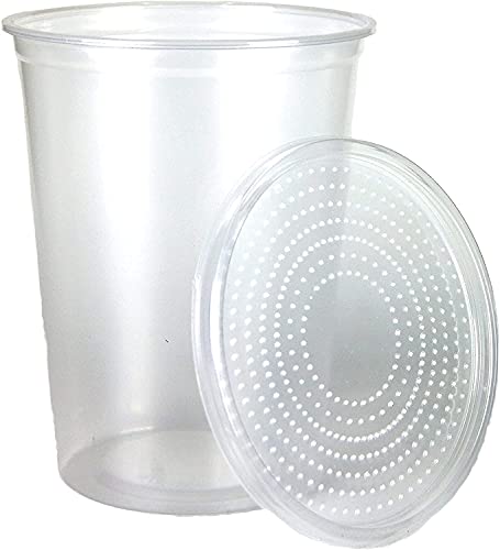 Josh's Frogs 32oz Insect Cup and Vented Lid - size: 1 Count (Pack of 1), style: Vented Lid