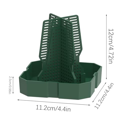 Reptile Dish Anti-Escape Superworm Feeder Live Worm Organizer Climb Column | Chameleon for Indoor Outdoor Tank Aquarium Accessories Gecko Lizard Bearded Dragon Snake Tortoise Reptile Spider