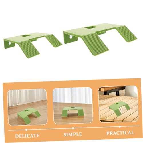 KESYOO 2pcs Turtle Basking Platform with Suction Cups Durable Climbing Ramp for Turtles Safe Floating Terrace for Aquatic Reptiles Green Large Small - color: Green