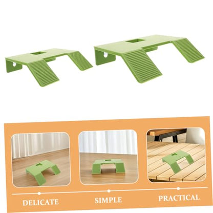 KESYOO 2pcs Turtle Basking Platform with Suction Cups Durable Climbing Ramp for Turtles Safe Floating Terrace for Aquatic Reptiles Green Large Small - color: Green