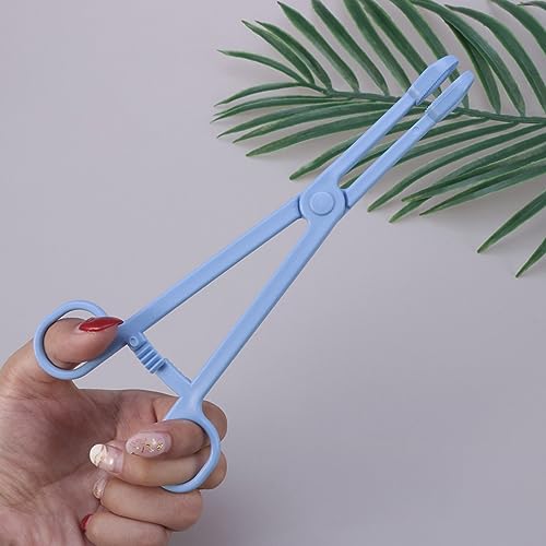 BESPORTBLE 1pc Plastic Pet Cleaning Stool Clamp for Reptiles Lizards and Birds and Easy to Use Waste Removal Tool Scissor Design for Convenient Cleaning - size: Size 2