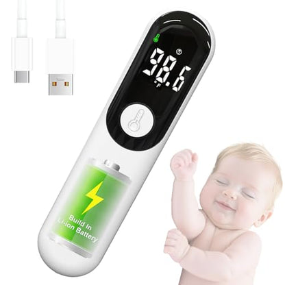 Rechargeable Non-Contact Forehead Thermometer for Adults and Kids, Medical Digital Touchless with Fast Reading