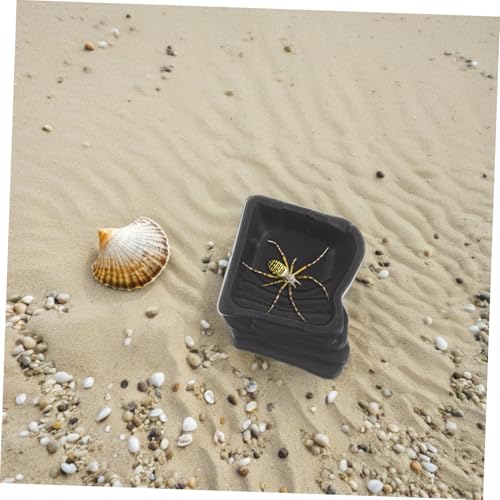 10pcs Reptile Water Dish and Food Bowl Set, Small Insect Feeder, Crickets, 2.2 X 1.8 Inch Feeding Cups for Terrarium Enclosures