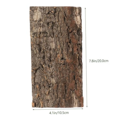 Kisangel Cork Bark Aquarium Decor 4Pcs Terrarium Bark Background Natural Reptile Tank Accessory Reusable Cuttable Cork for Fish Tank Background for Aquarium